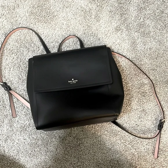 KATE SPADE LEATHER BACKPACK IN GOOD CONDITION! kate spade mini backpack leather | eBay main image 3
